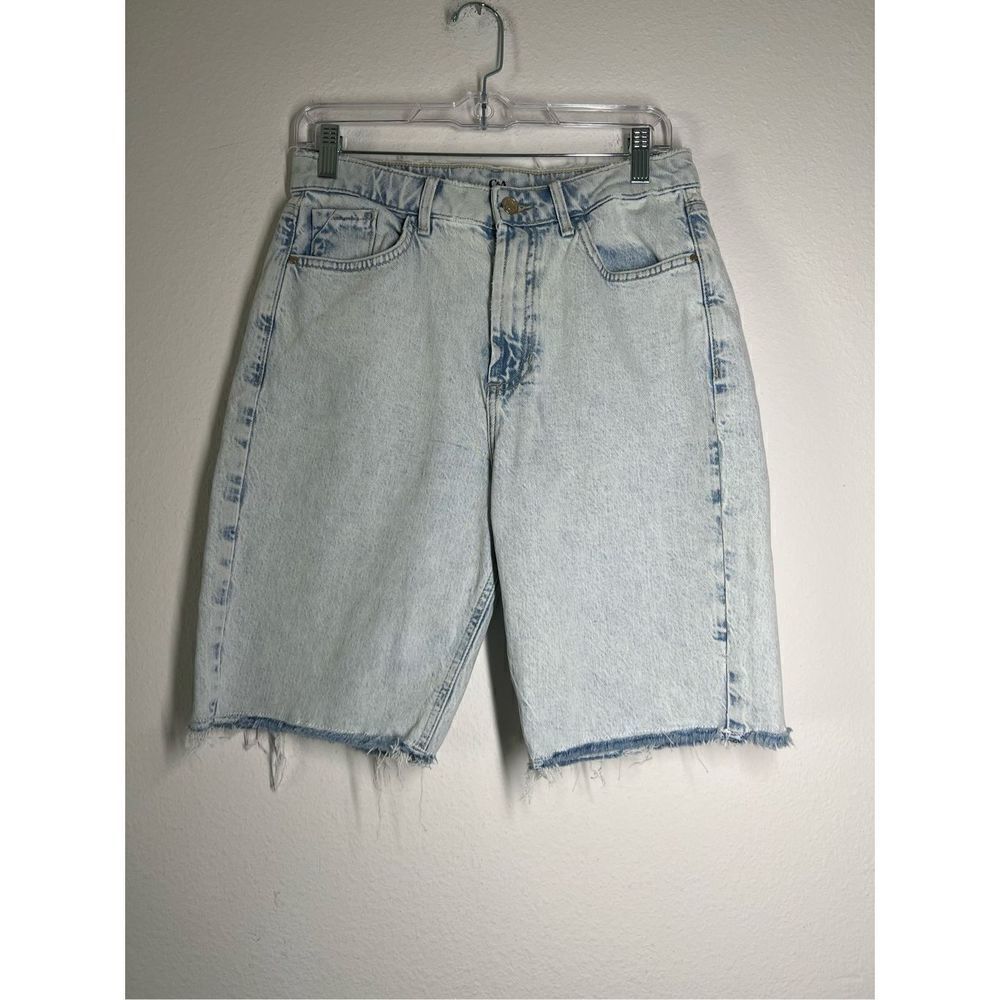 C&A Denim Bermuda High - rise Shorts light blue Size S US/ 38 EU